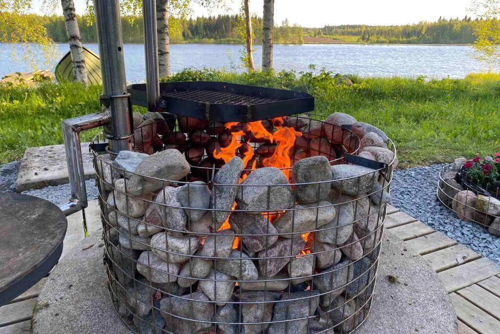 Viihtyisae Kolmio Jaerven Rannalla Haapavesi Bagian luar foto