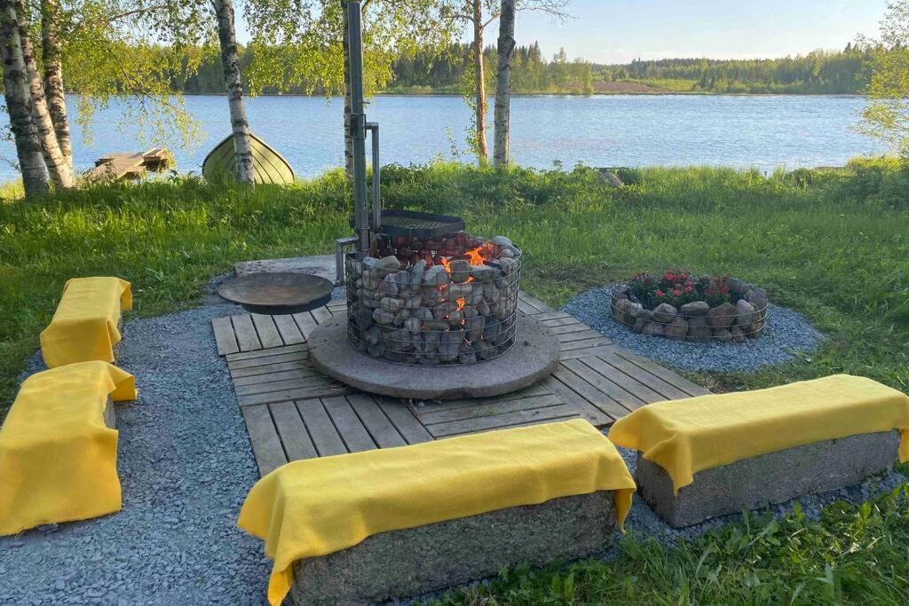 Viihtyisae Kolmio Jaerven Rannalla Haapavesi Bagian luar foto