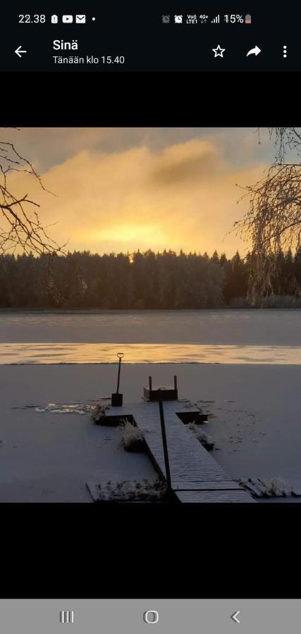 Viihtyisae Kolmio Jaerven Rannalla Haapavesi Bagian luar foto